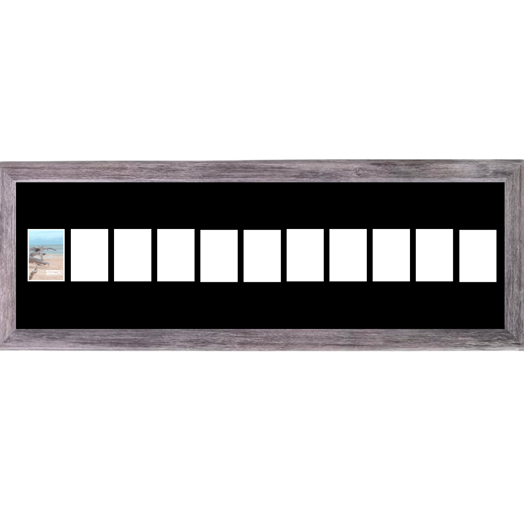 4x6 -inch Multi 1-14 Opening Hamptons Driftwood Picture Frame Collage
