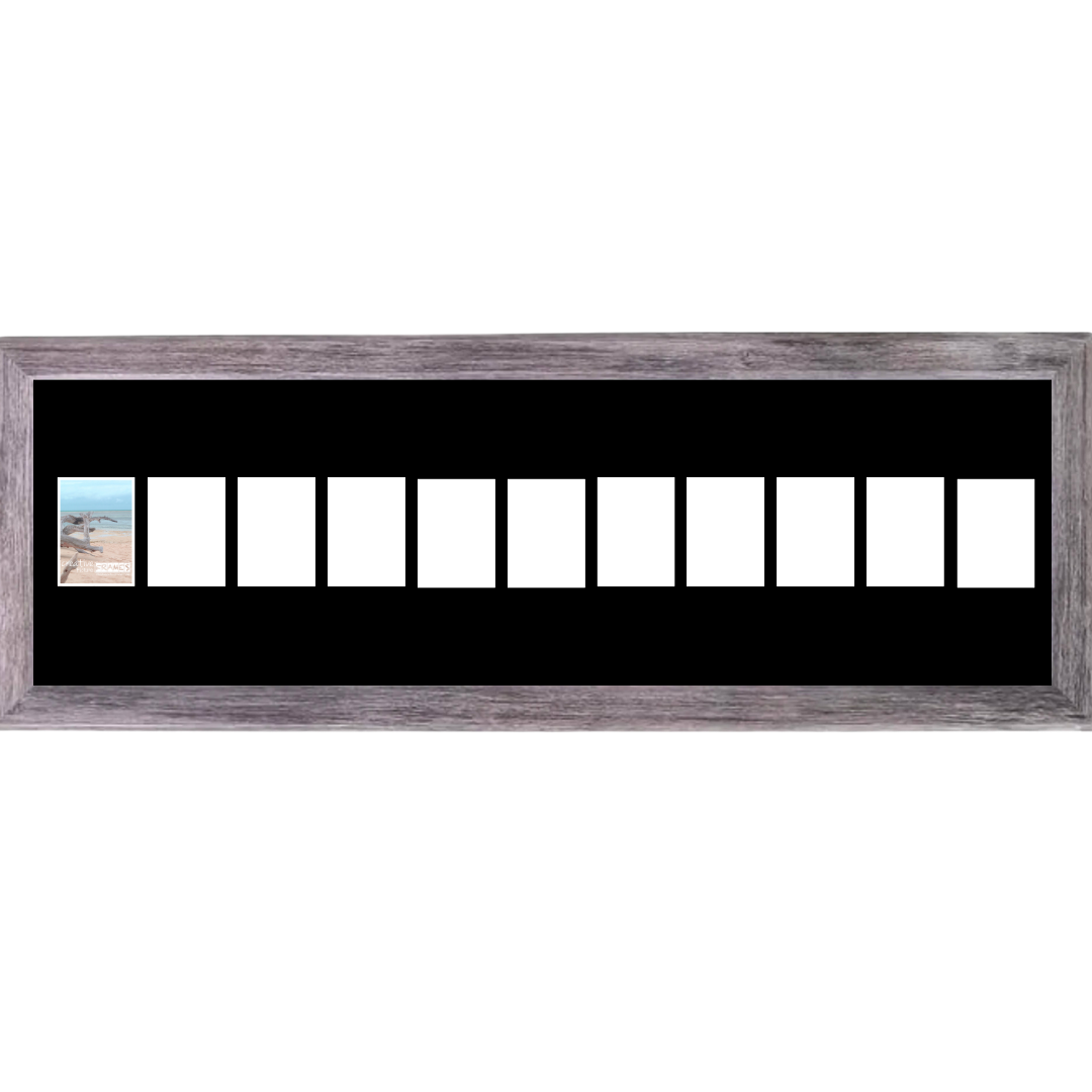 4x6-inch Multi Opening Driftwood Picture Frame