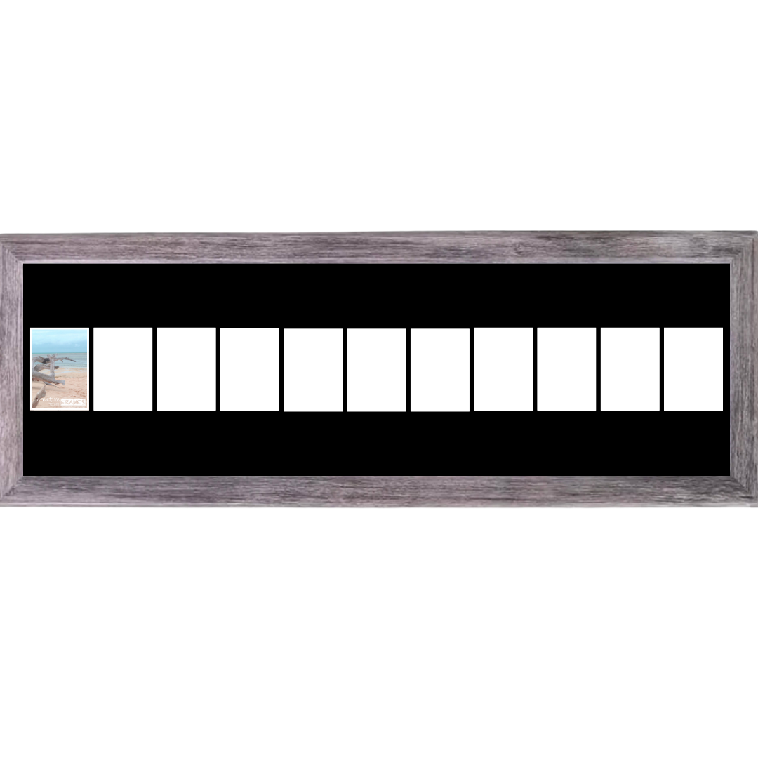 4x6 -inch Multi 1-14 Opening Hamptons Driftwood Picture Frame Collage