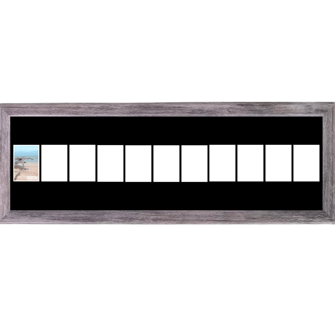 4x6-inch Multi Opening Driftwood Picture Frame