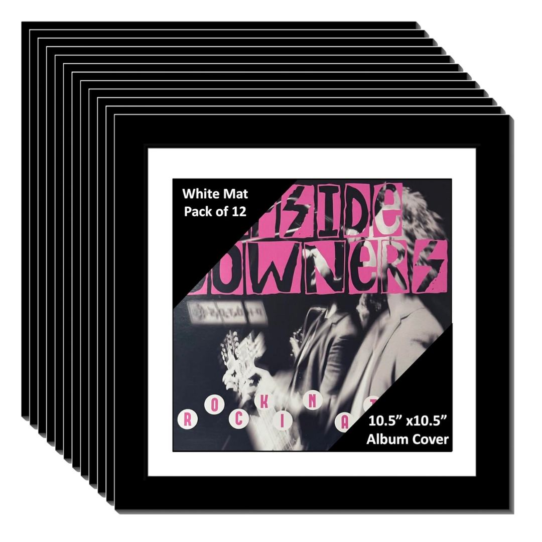 10" Record Frame in our Manhattan Black Molding