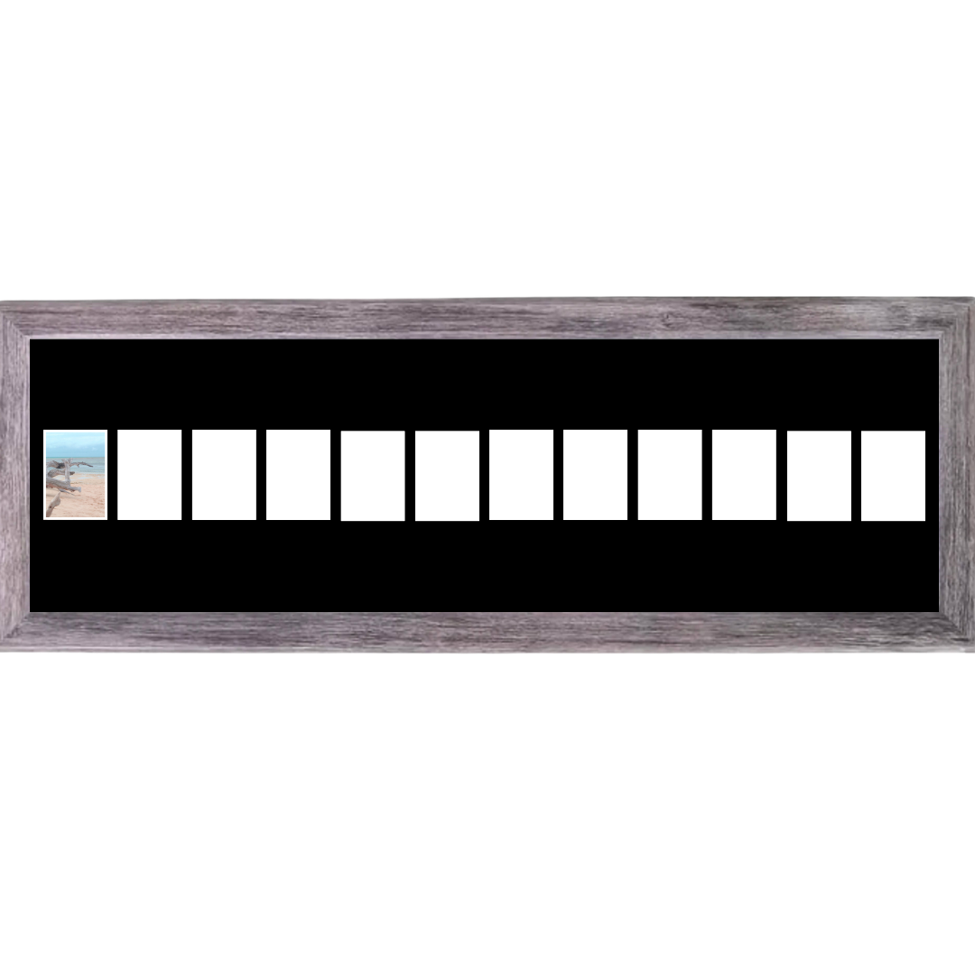 4x6-inch Multi Opening Driftwood Picture Frame