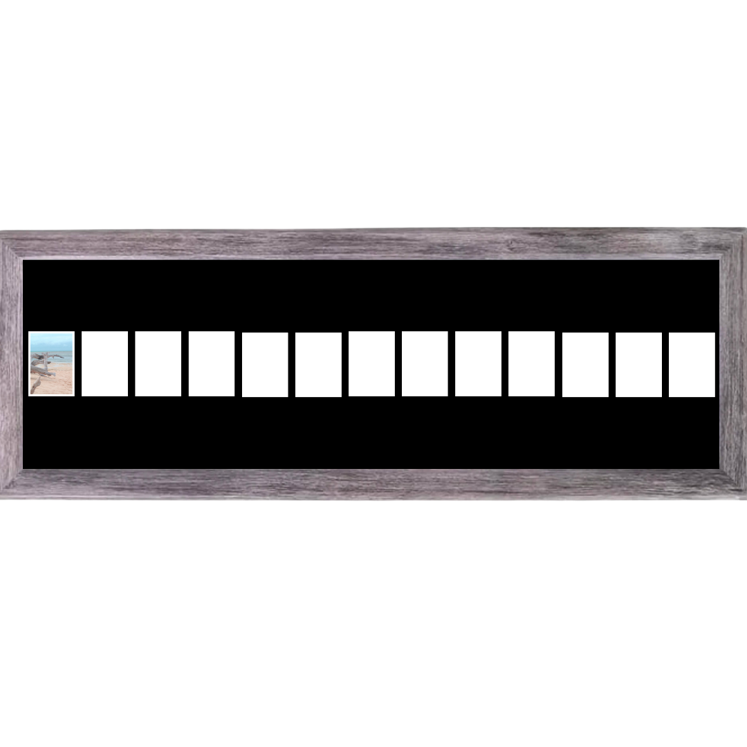 4x6-inch Multi Opening Driftwood Picture Frame