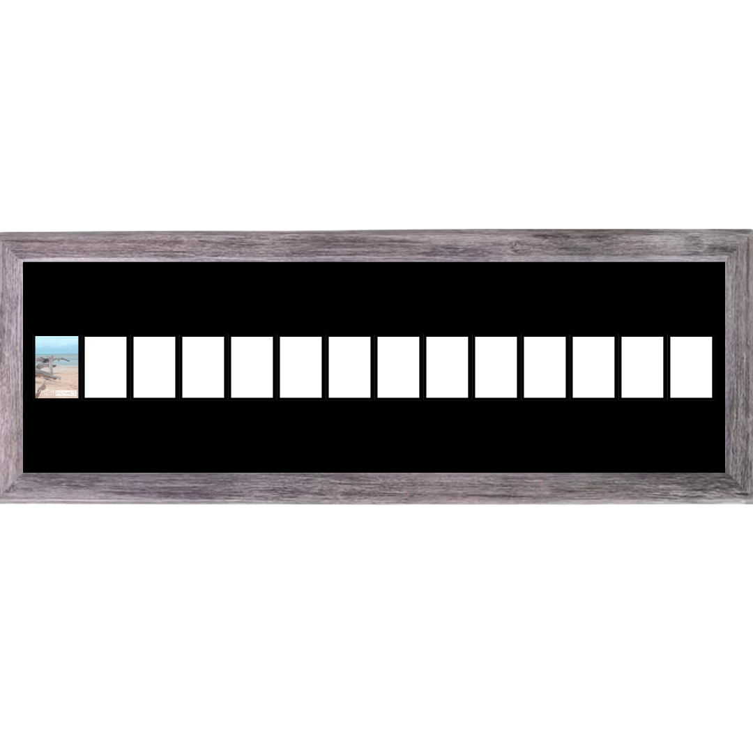 4x6-inch Multi Opening Driftwood Picture Frame