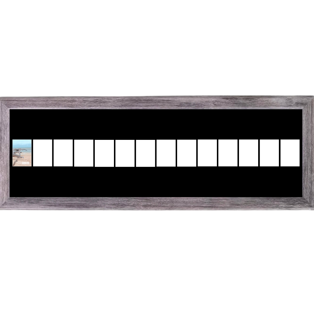 4x6-inch Multi Opening Driftwood Picture Frame