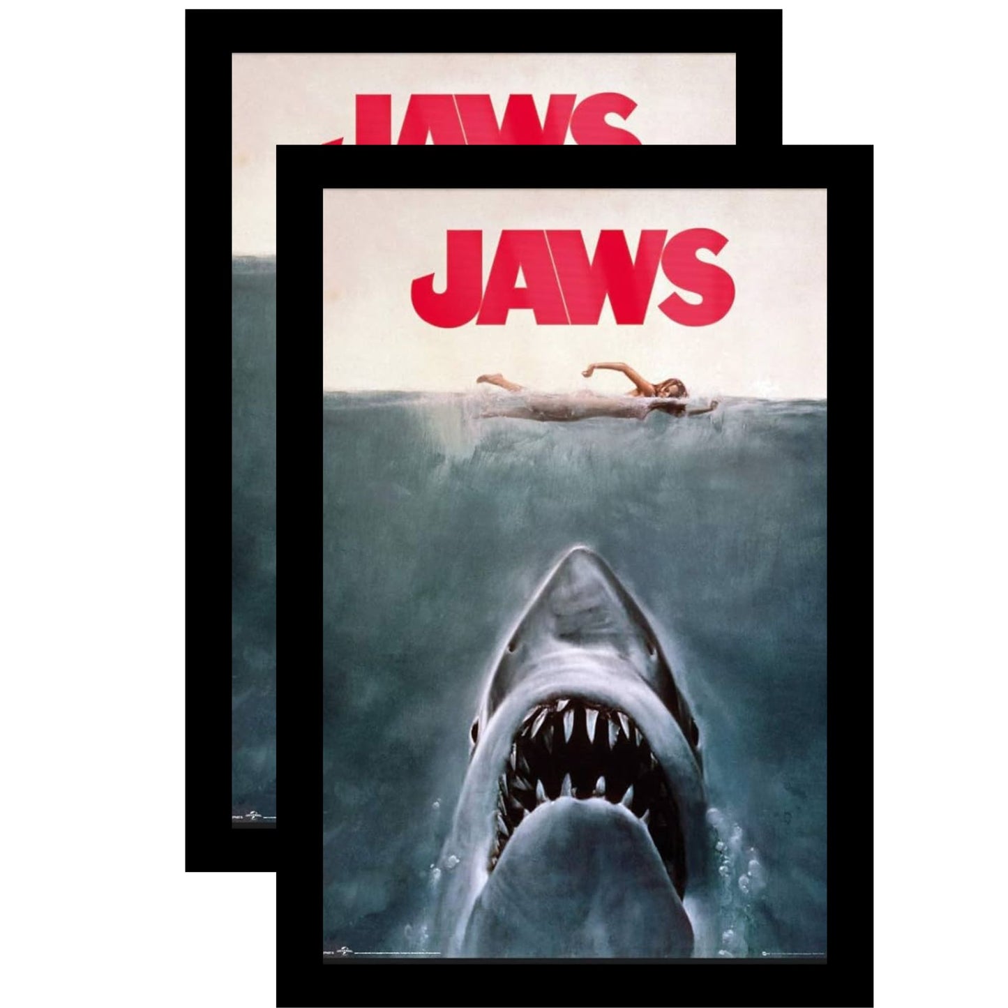 24x36 Movie Black Poster Frame Displays vertical or horizontal with installed hardware