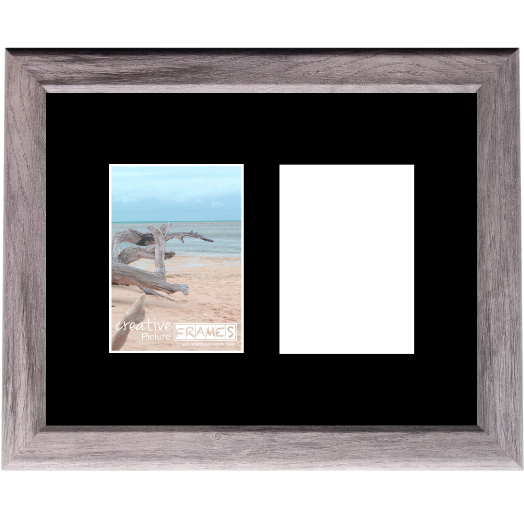 4x6 -inch Multi 1-14 Opening Hamptons Driftwood Picture Frame Collage