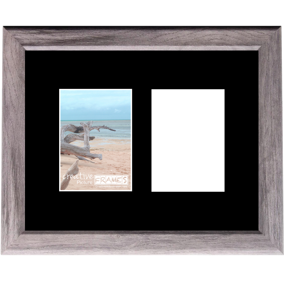 4x6-inch Multi Opening Driftwood Picture Frame