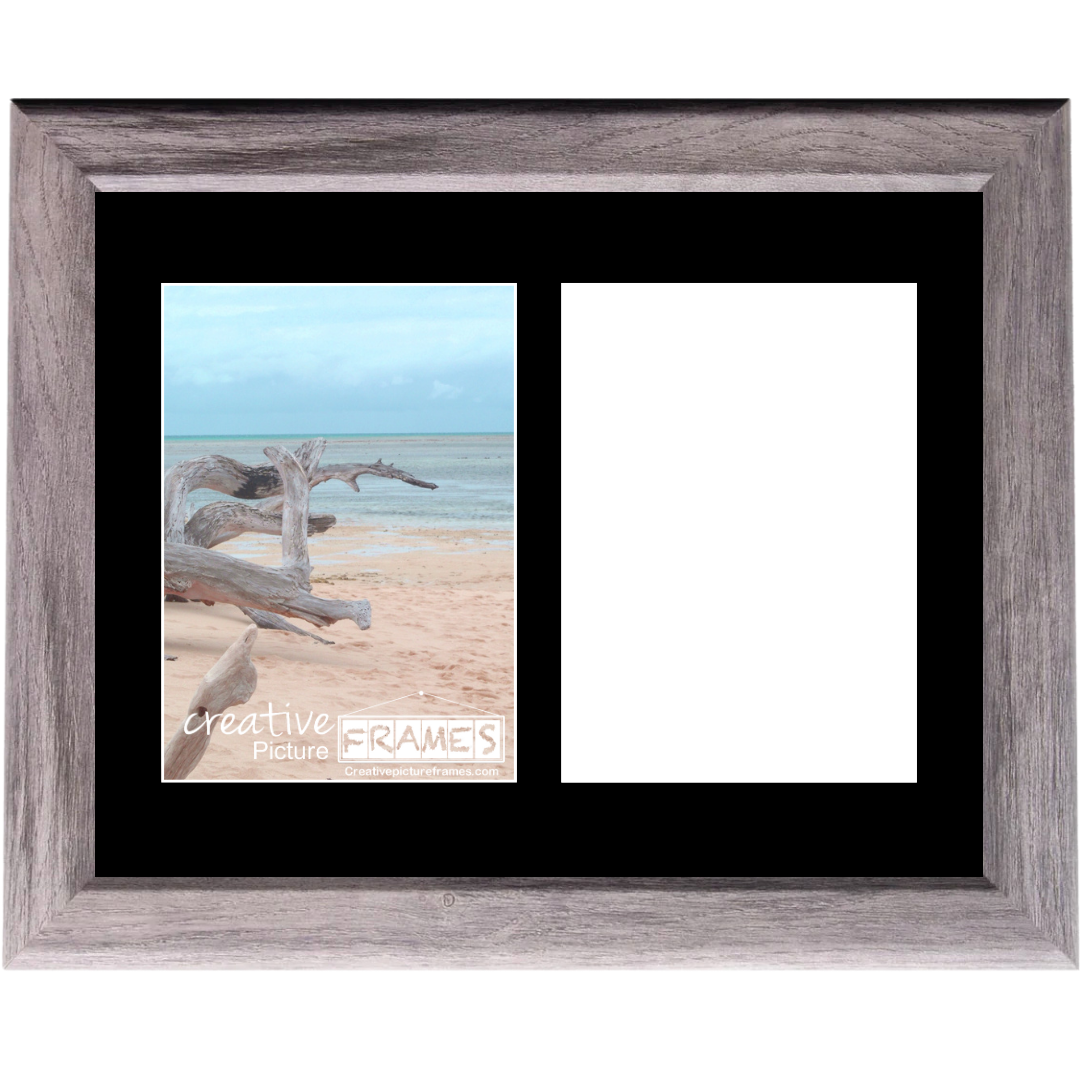 5x7 -inch 1-10 Opening Hamptons Driftwood Picture Frame Collage