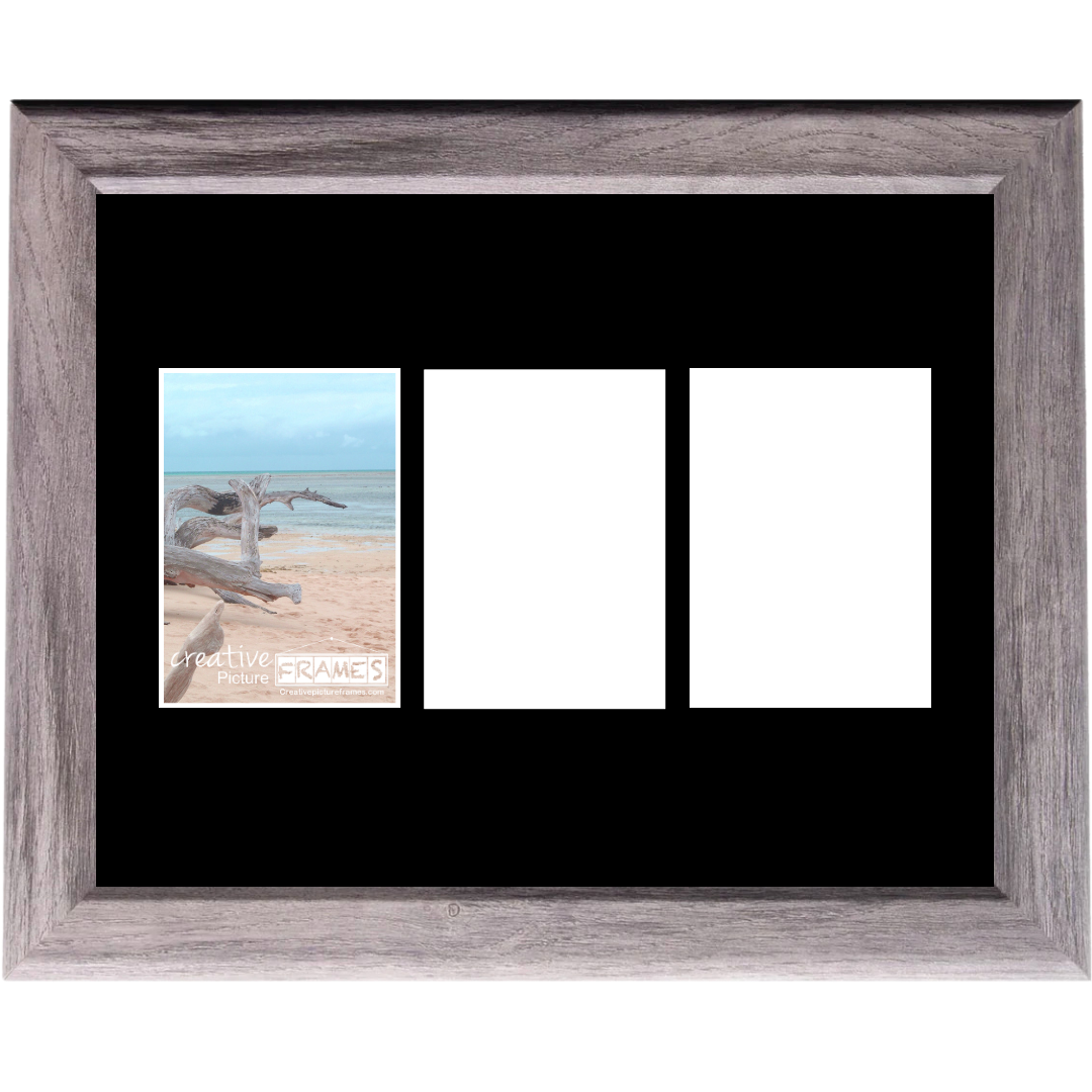 4x6 -inch Multi 1-14 Opening Hamptons Driftwood Picture Frame Collage