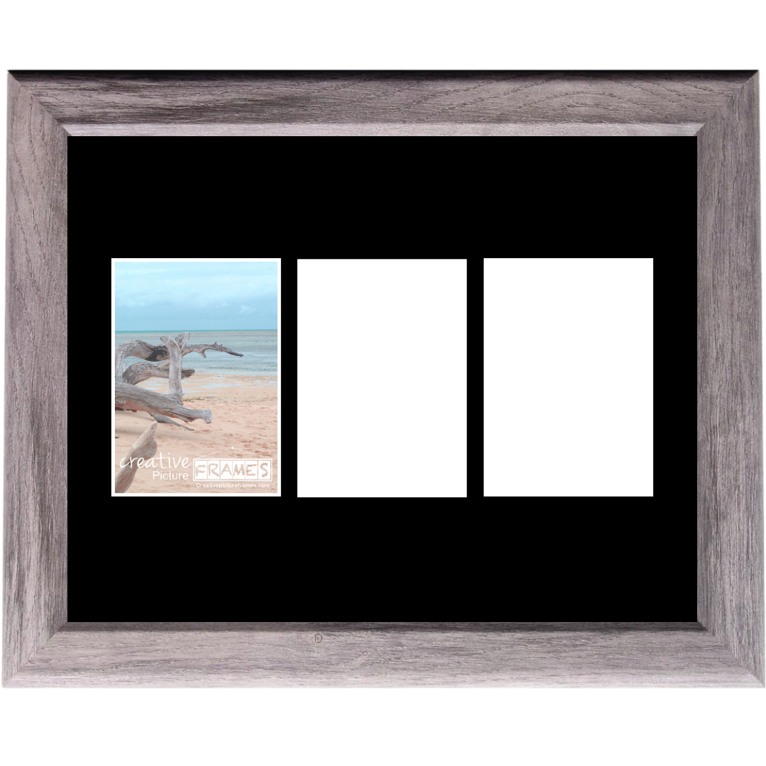 4x6-inch Multi Opening Driftwood Picture Frame