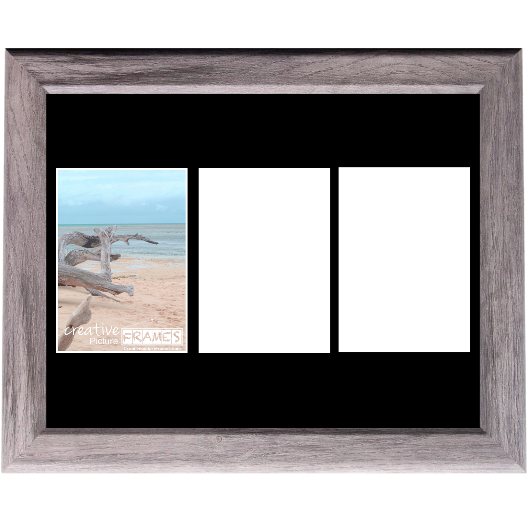 5x7 -inch 1-10 Opening Hamptons Driftwood Picture Frame Collage