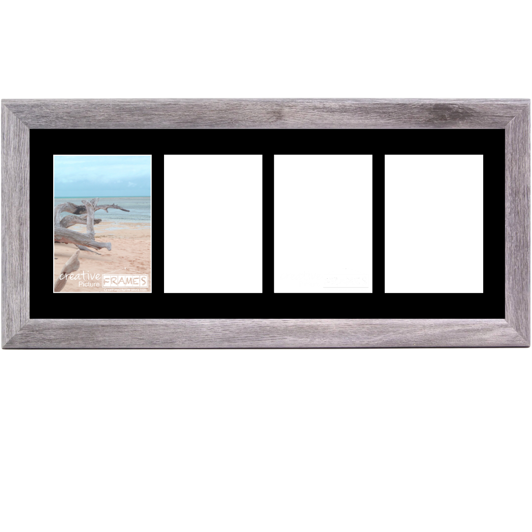 5x7 -inch 1-10 Opening Hamptons Driftwood Picture Frame Collage