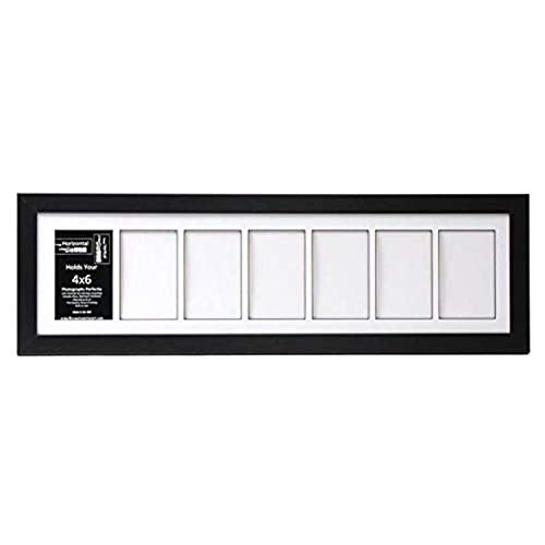 4x6 -inch Multi 1-14 Opening Manhattan Black Picture Frame Collage