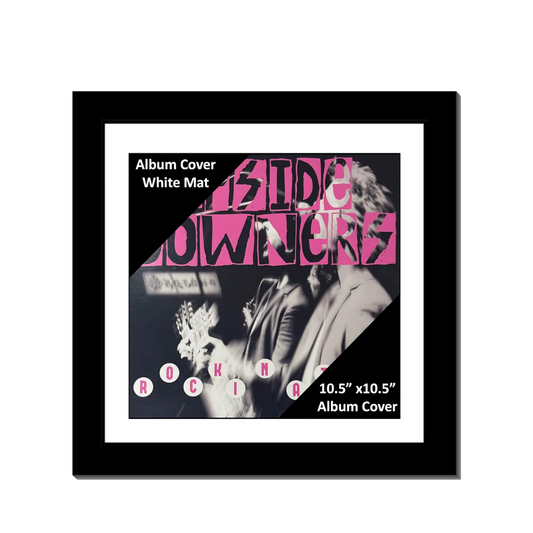 10" Record Frame in our Manhattan Black Molding