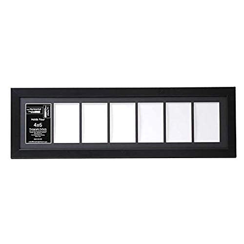 4x6 -inch Multi 1-14 Opening Manhattan Black Picture Frame Collage