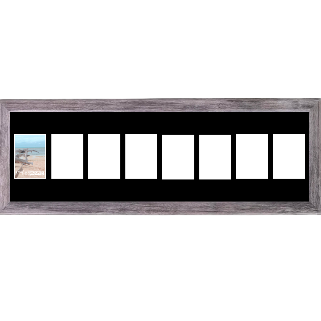 4x6 -inch Multi 1-14 Opening Hamptons Driftwood Picture Frame Collage