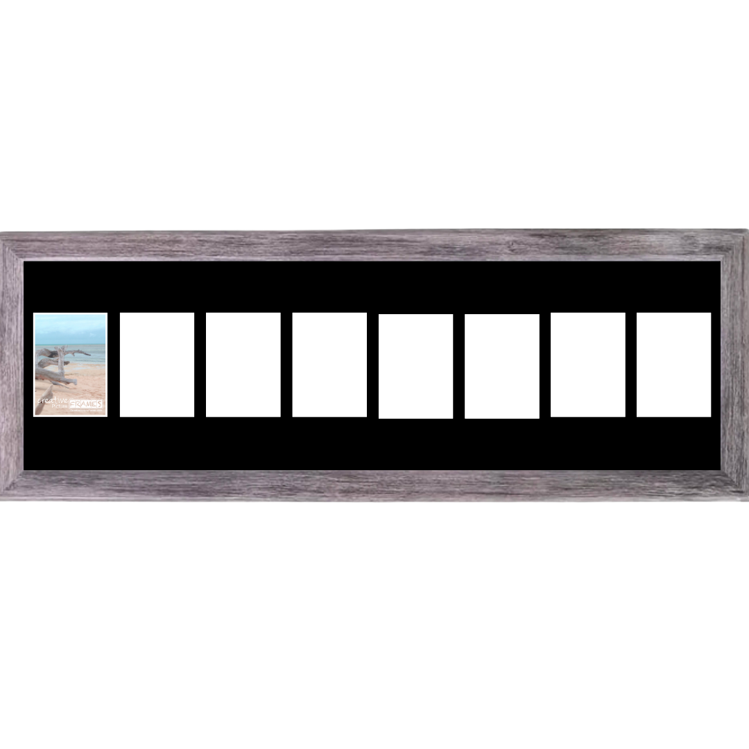 4x6-inch Multi Opening Driftwood Picture Frame