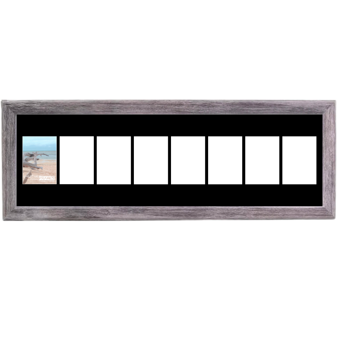 5x7 -inch 1-10 Opening Hamptons Driftwood Picture Frame Collage