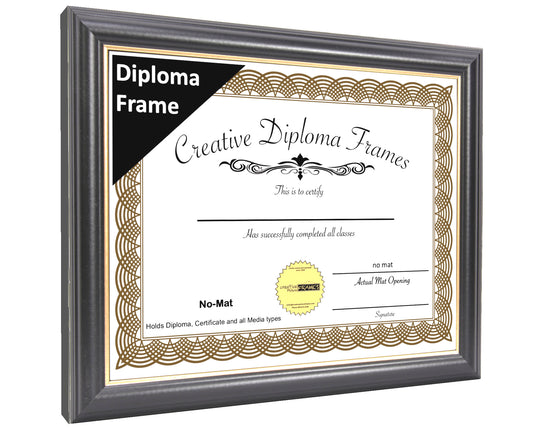 Rockefeller Black Diploma Frame (no Mat)