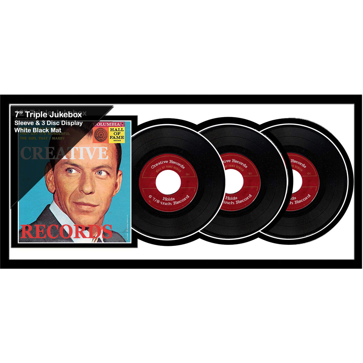 7" Triple Jukebox Frame