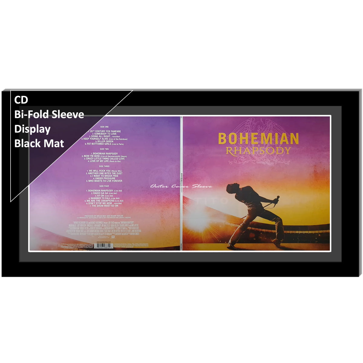 CD Sleeve Bi-Fold Frame