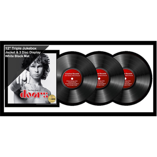 12" Triple Jukebox Record Frame