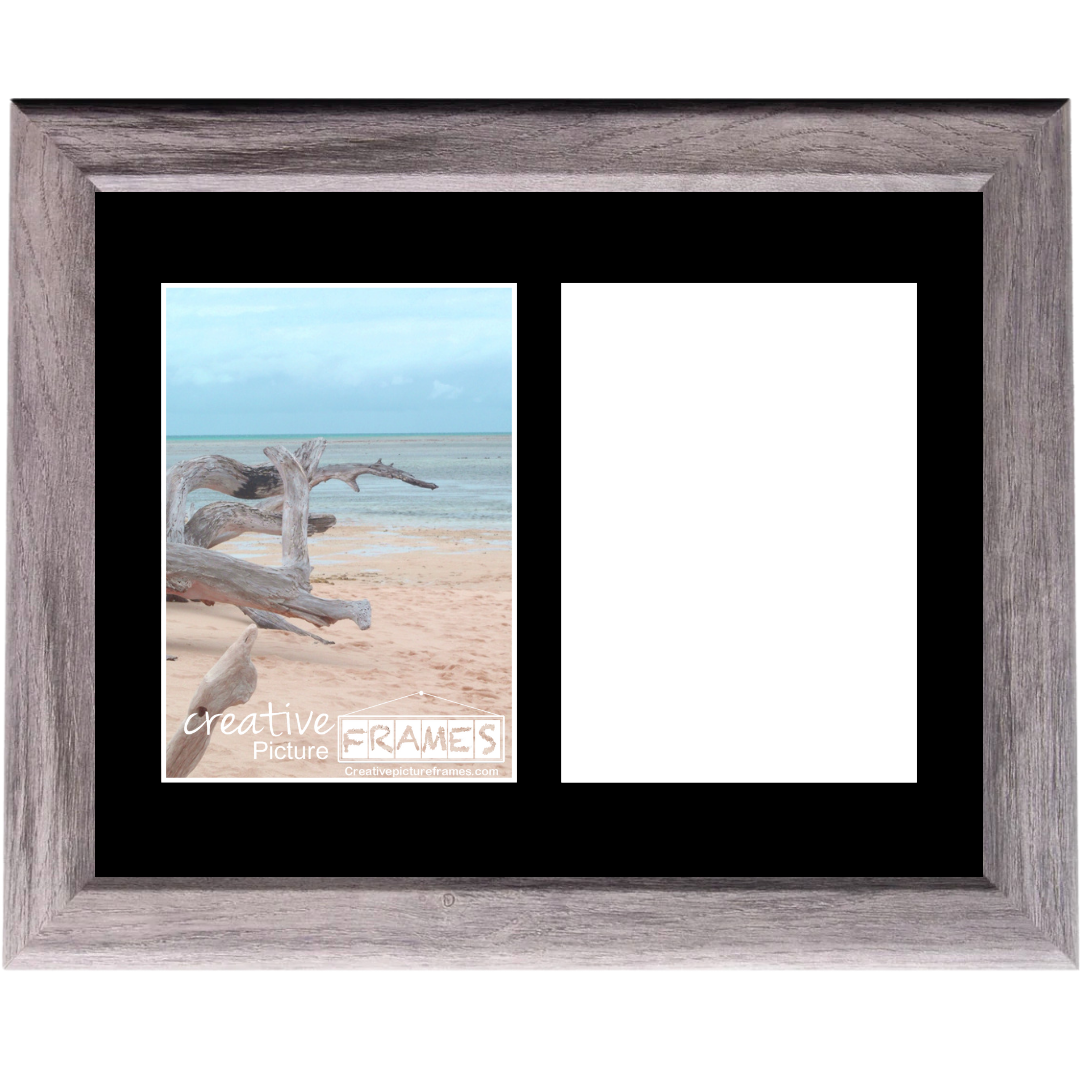 4x6 -inch Multi 1-14 Opening Hamptons Driftwood Picture Frame Collage
