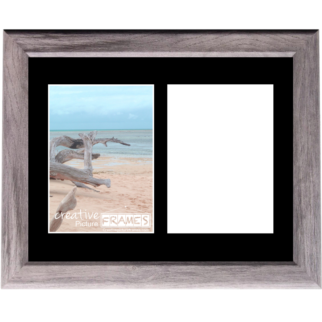 4x6-inch Multi Opening Driftwood Picture Frame