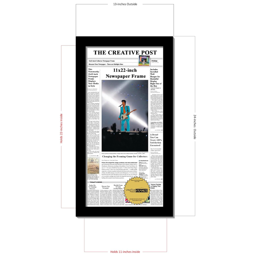 11x22 Newspaper Frame