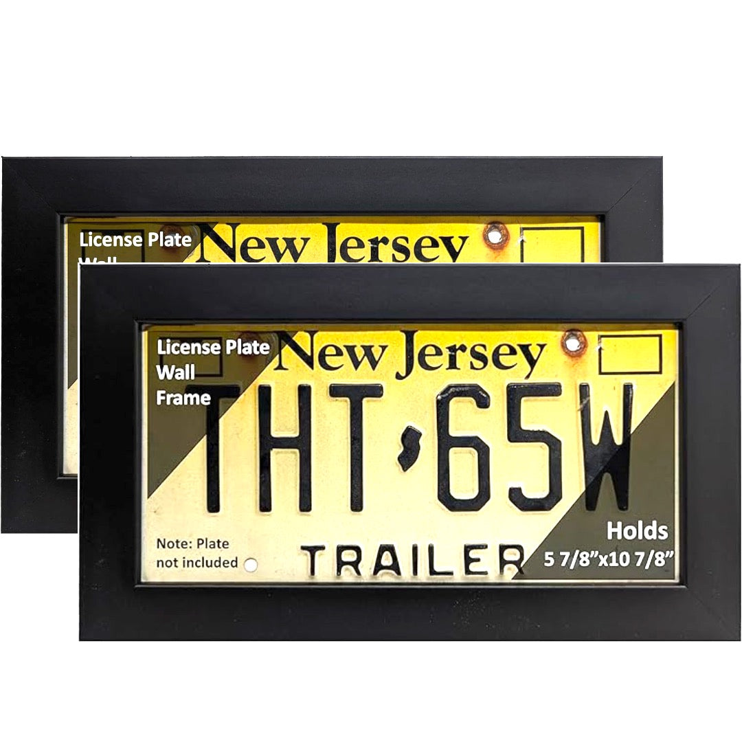 5 7/8 by 10 7/8-inch License Plate Wall Frame