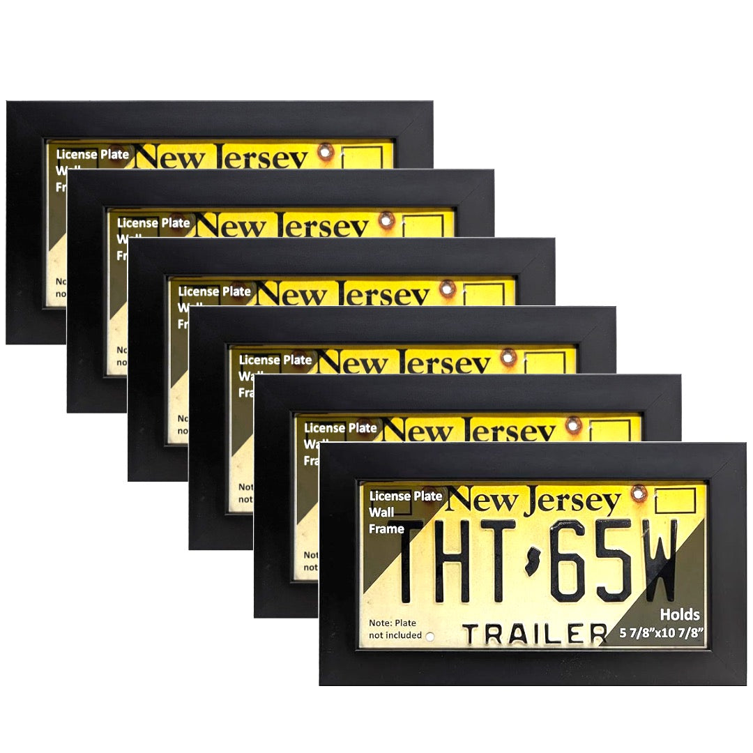 5 7/8 by 10 7/8-inch License Plate Wall Frame