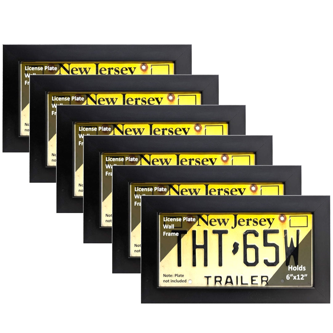 6 by 12-inch License Plate Wall Frame