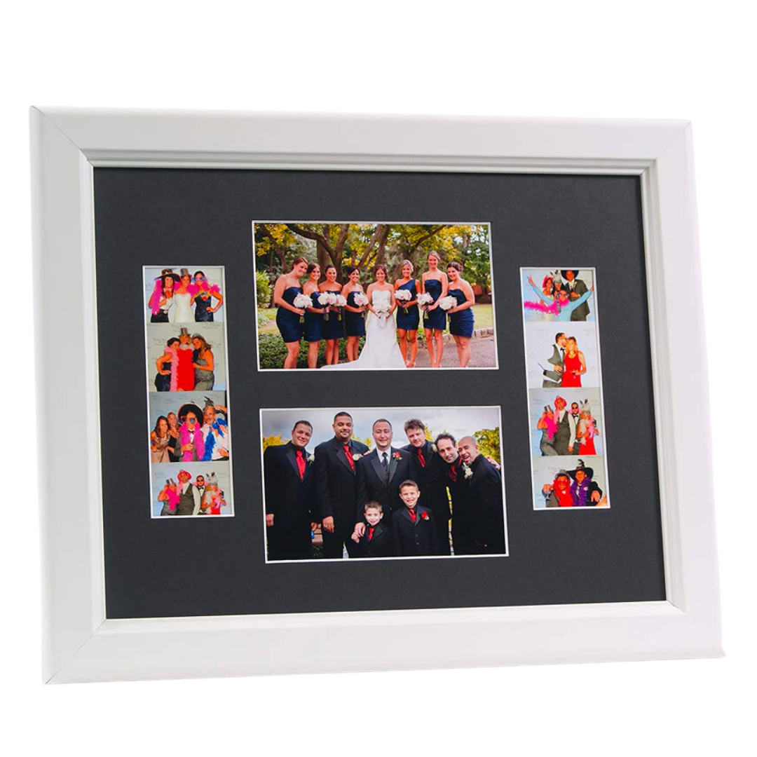 2-2x6 Photo Booths with 2-4x6 Photos Frame