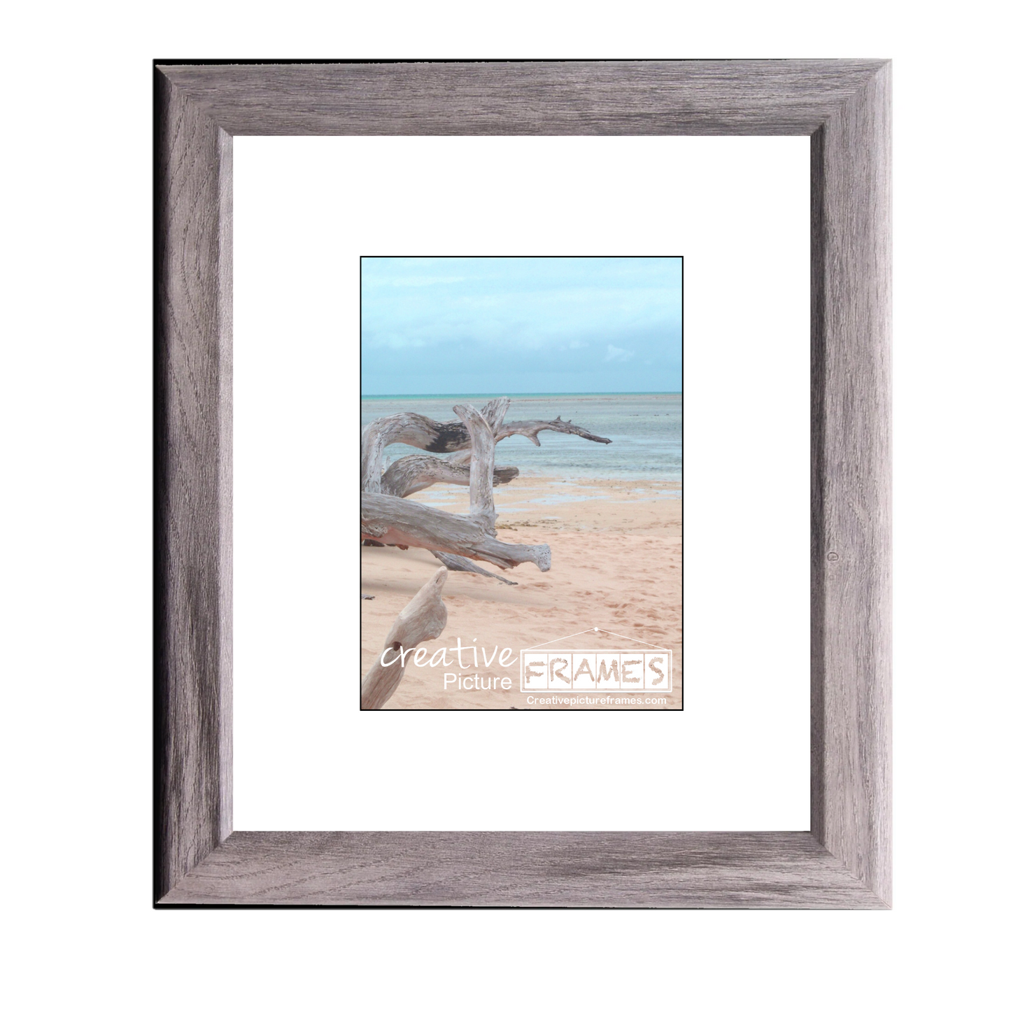5x7 -inch 1-10 Opening Hamptons Driftwood Picture Frame Collage
