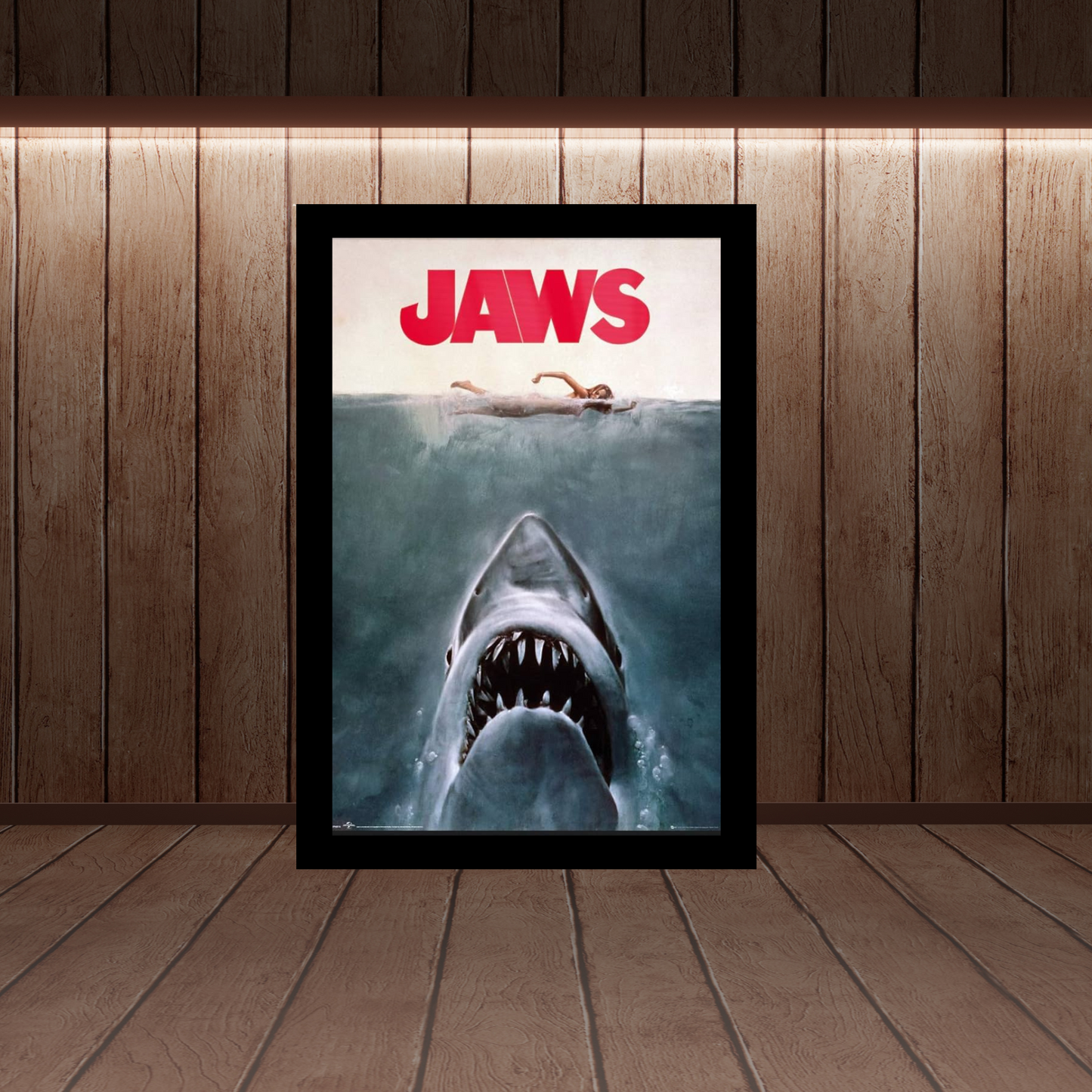 24x36 Movie Black Poster Frame Displays vertical or horizontal with installed hardware