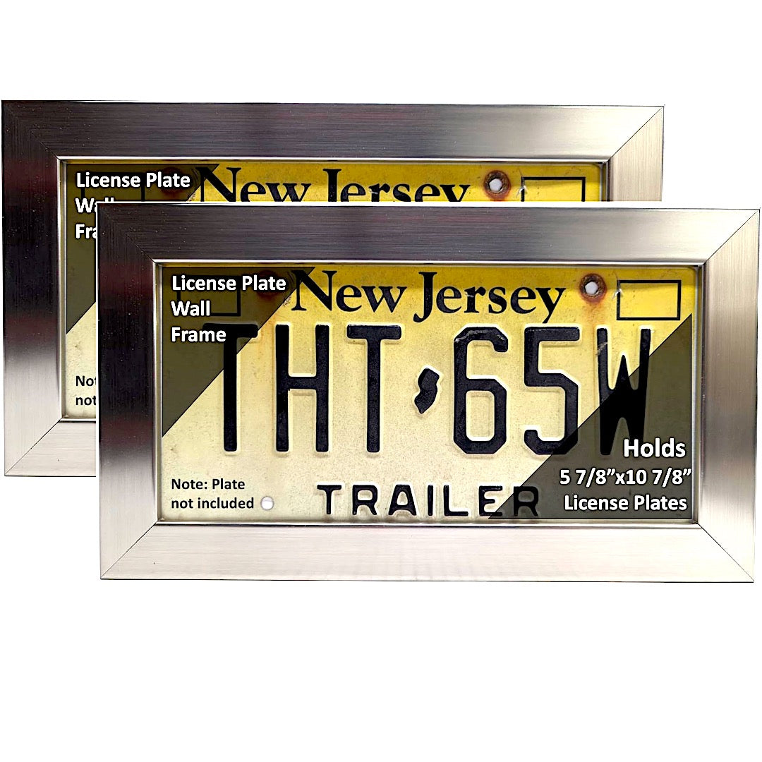 5 7/8 by 10 7/8-inch License Plate Wall Frame