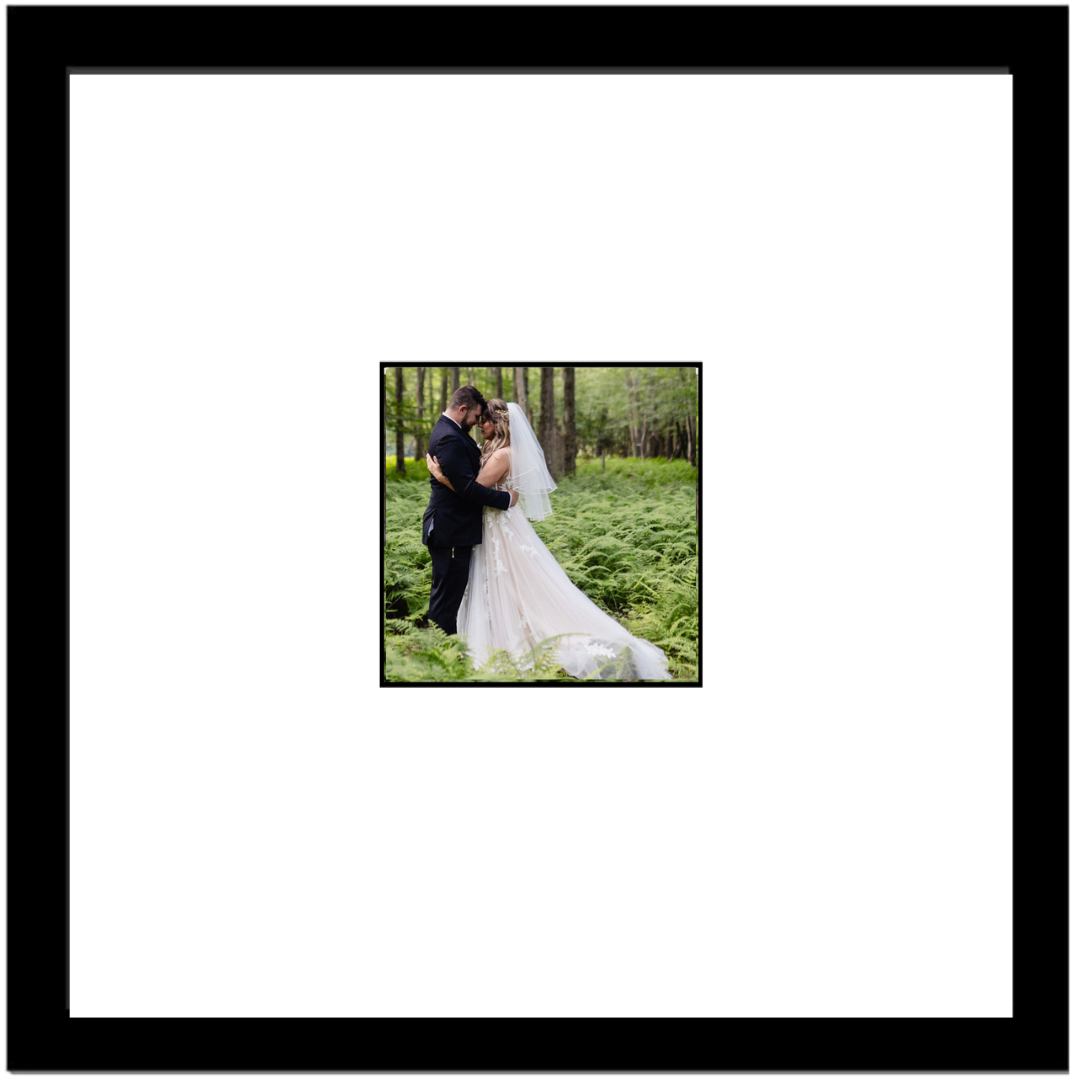 Gallery Wall Picture Frame 20x20 with Mat Opening Option