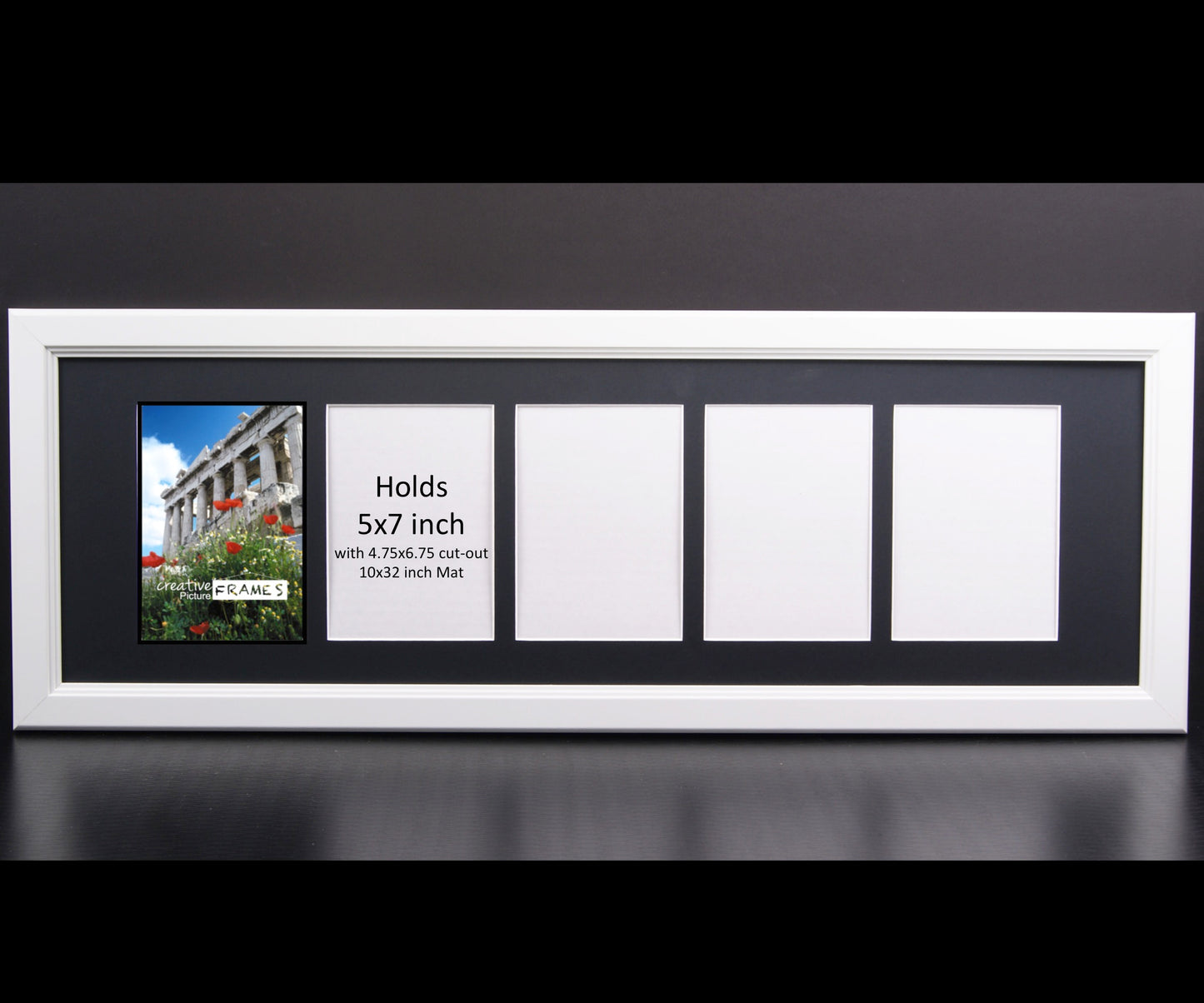 5x7 Multi 1-10 Opening Cottage White Picture Frames