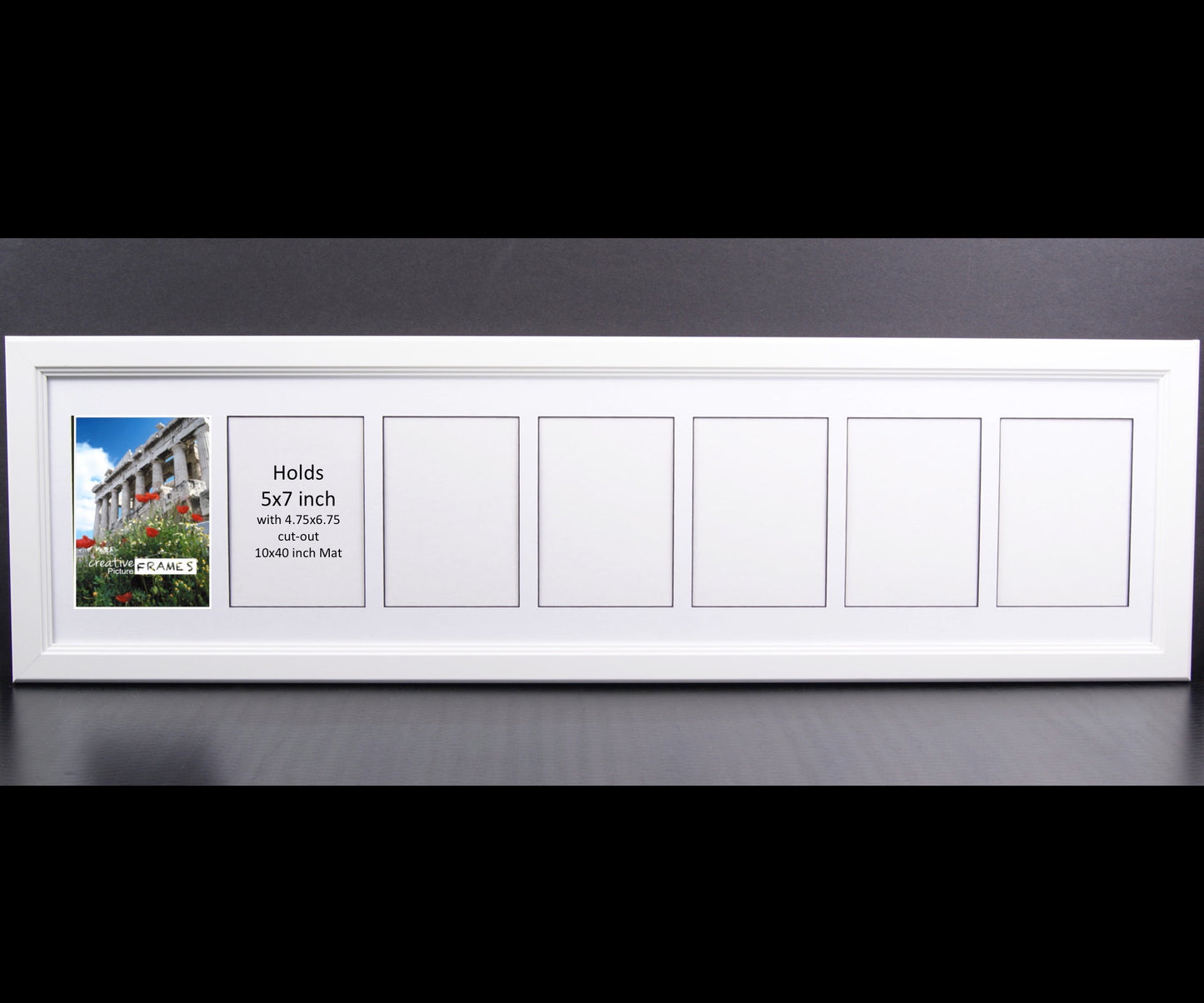 5x7 Multi 1-10 Opening Cottage White Picture Frames