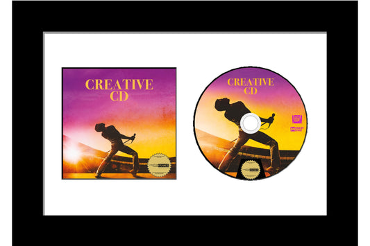 CD Cover Art and Disc Frame, Manhattan Black