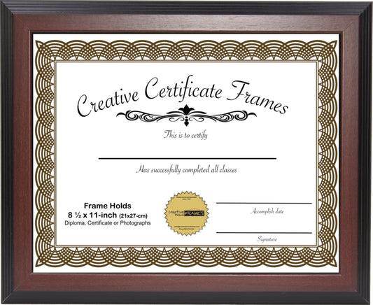 Congress Mahogany Diploma Frame (no Mat)