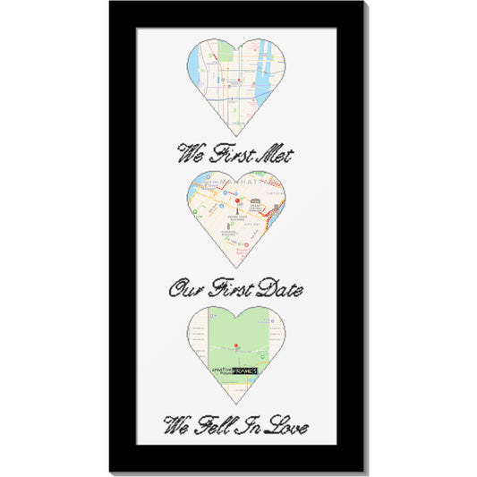 3 Heart Opening Vertical Frame