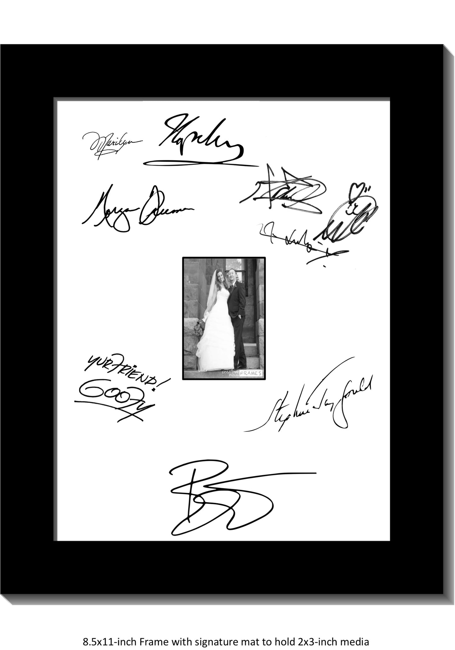 8.5x11 Signature Board for 15 Signatures