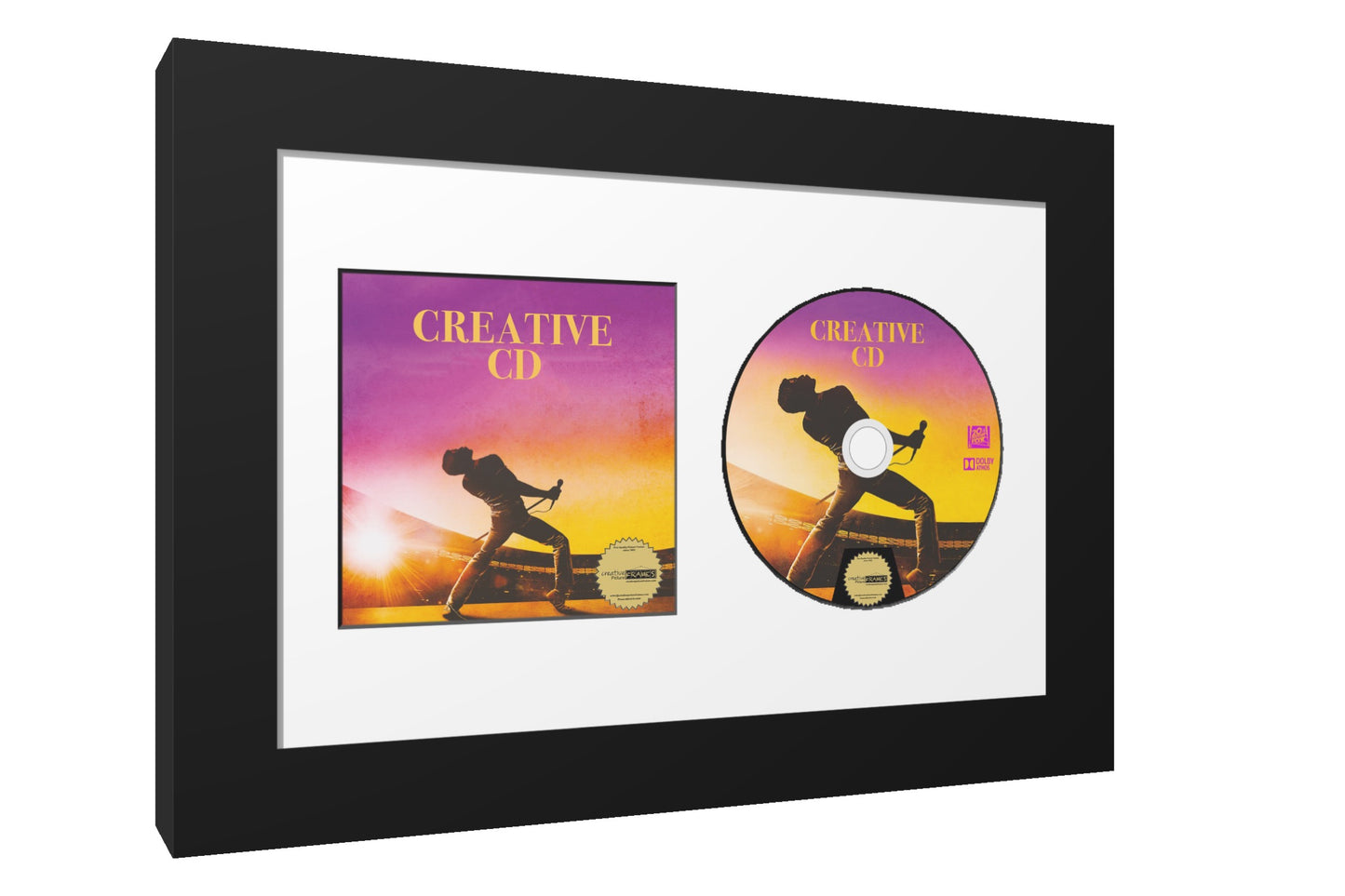 CD Cover Art and Disc Frame, Manhattan Black