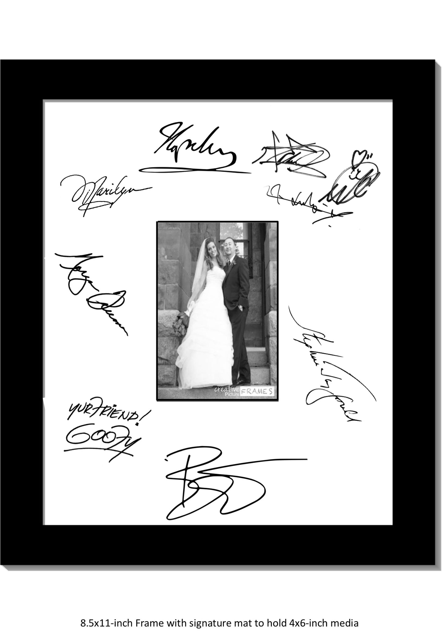 8.5x11 Signature Board for 15 Signatures