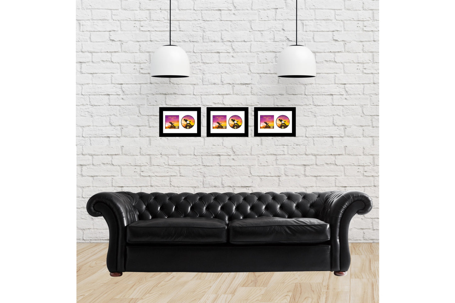 CD Cover Art and Disc Frame, Manhattan Black