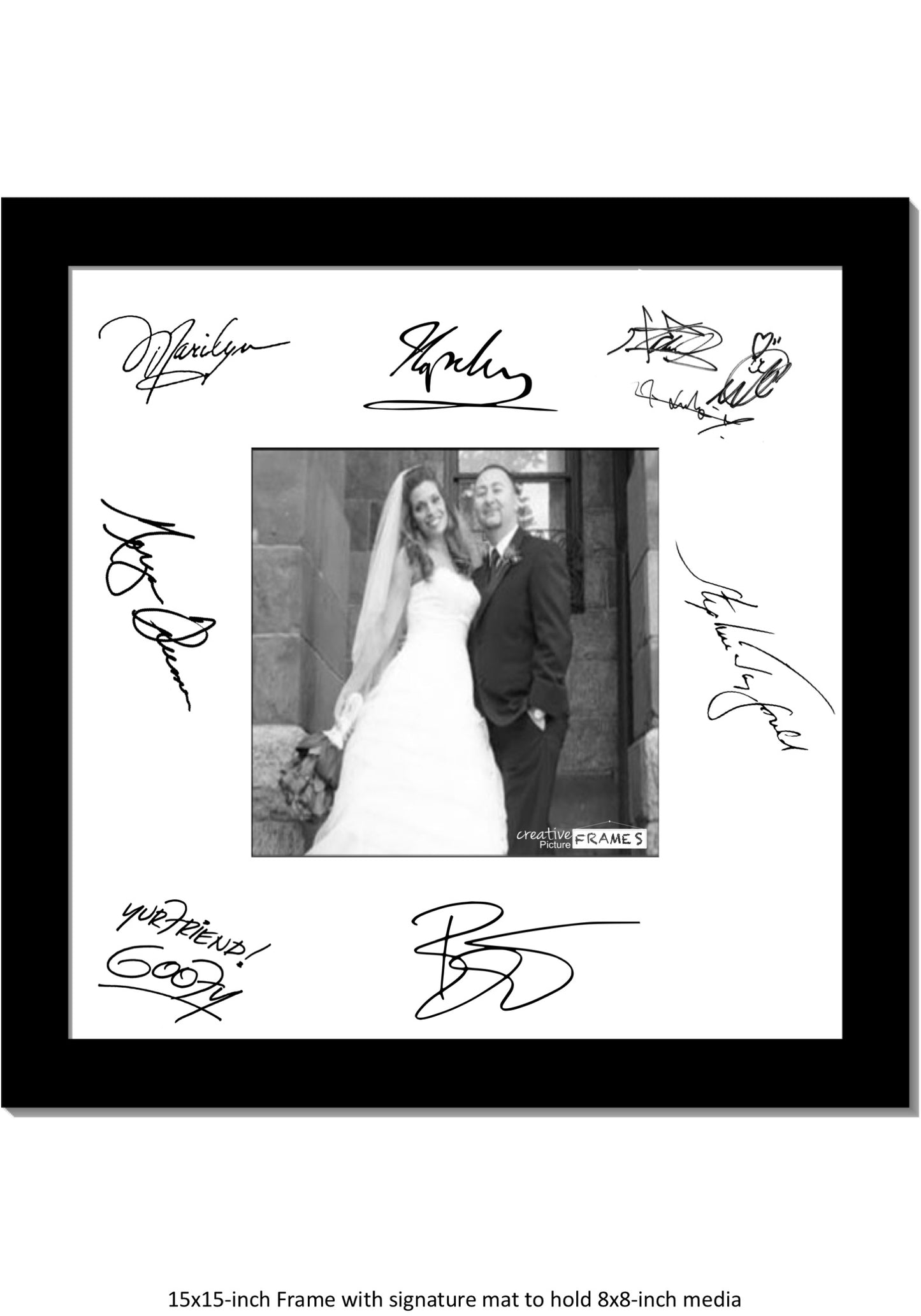 15x15 Signature Board for 35 Signatures