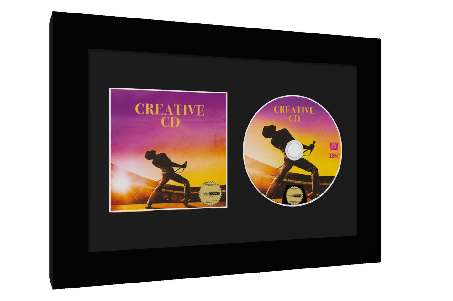 CD Cover Art and Disc Frame, Manhattan Black