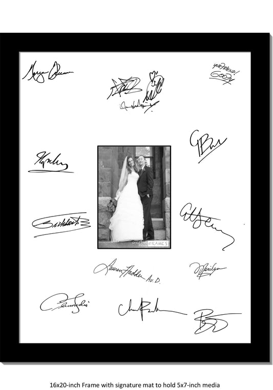 16x20 Signature Board for 50 Signatures